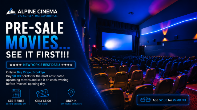 PRE - SALE MOVIES...  SEE IT FIRST!!!